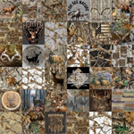 Sykel - Real Tree Cotton - 60^ Cheater Quilt Allover, Camo