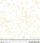 P & B Textiles - Koi Pond - Graphic Bamboo Leaves, Cream