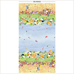 Windham Fabrics - Cats Around Town - 21^ Neighborhood Double Border Panel, Multi