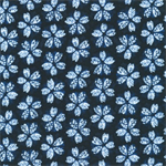 Robert Kaufman - Shibori Blues - White Flowers, Navy