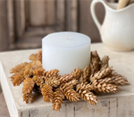 Candle Ring - Hops 9^, Beige