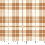 Figo Fabrics - Snowfall - Plaid, Rust