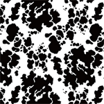 Blank Quilting - Paradox II - Cow Skin, Black and White