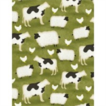 Wilmington Prints - The Way Home - Animals Allover, Green