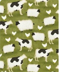 Wilmington Prints - The Way Home - Animals Allover, Green