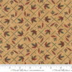 Moda - Fall Melody Flannel - Diamond Leaves, Golden