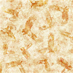 Quilting Treasures - Stars, Stripes & Steel - American Eagle Tonal, Gold