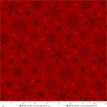 Henry Glass - Tailgate Traditions - Tonal Snowflake, Red