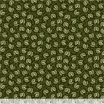 Marcus Fabrics - Canton Quilting Circle - Tossed Leaves, Green