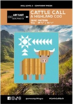 Riley Blake - Cattle Call Quilt Pattern - A Highland Coo