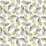 Quilting Treasures - Blissful Blooms - Sprigs, White