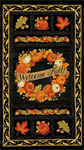 Moda - Welcome Fall - 24^ Panel, Black