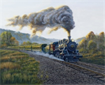 David Textiles - 36^ Exclusive Panels - Train, Multi