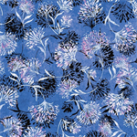 Kanvas Studio - Shimmering Twilight - Enchanted Dandelions, Dark Blue