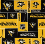 Sykel - NHL-Pittsburgh Penquins - Sq A/O Fleece, Orange/Black