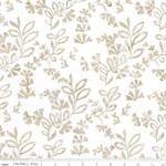 Riley Blake - Batiks: Expressions Porcelains - Viney, Sugar Cookie