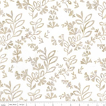 Riley Blake - Batiks: Expressions Porcelains - Viney, Sugar Cookie