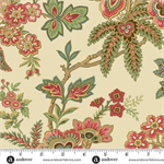 Andover Fabrics - Jingle Bell - Ornamentel Garden, Buttercream