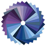 Robert Kaufman - KONA BOM: Color Patchwork Party, Tanzanite