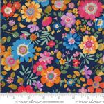 Moda - Lulu - Flower Garden, Navy