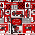 A.E. Nathan Co. - Farmall - Patchwork, Red/Black