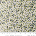 Moda - Quilting Cuddle - Nantucket Summer - Meadow Small Floral, Cream Blue