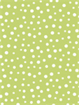 Susybee - Basics - Irregular Dots, White on Medium Green