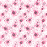 Quilting Treasures - Blossom - Packed Small Floral, Pink