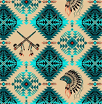 Elizabeth Studio - Native Spirit - Symbols, Turquoise