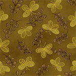 Oasis Fabrics - Intrique - Butterfly, Gold/Gold Metallic