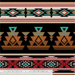 Windham Fabrics - Winter Fleece Print - Heirloom, Black/Bronze