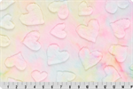 Shannon Fabrics - Luxe Cuddle - Sorbet Hearts, Pastel