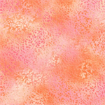 Robert Kaufman - Mixed Metallics - Leaves w/Gold Metallic Dots, Peach