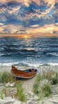 Timeless Treasures - Beach - 24^ Coastal Beach Panel, Multi