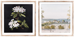 Wood Frame - FLOWER/LANDSCAPE (Reversible)