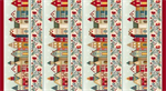 Henry Glass - Nordic Holiday - Border Stripe, Cream