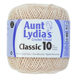 Aunt Lydia's Classic Crochet Thread - Size 10 - 350 yds; Natural