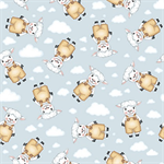 Henry Glass - Boho Buddies - Lambs, Light Blue