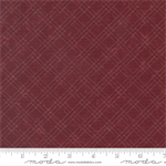 Moda - Quail Run - Stitched Plaid Checks, Brick
