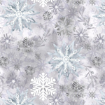 Studio E - 108^ Ice Stellar - Snowflakes, Silver