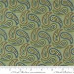 Moda - Fall Fantasy Flannels - Paisley Swirl, Fern