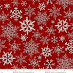 Henry Glass - Tailgate Traditions - 3 Dimentional Snowflake, Red