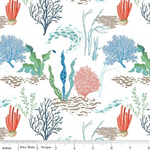 Riley Blake - Free As The Ocean - Reef, White