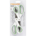 Scissors - 8^ Fiskars - Perform Softgrip Titanim - 2 pk