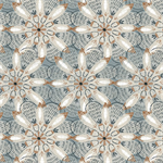 Blank Quilting - Zanzibar - Floral, Gray