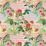 David Textiles - Foust Exclusives - Amazing Grace w/Birds, Multi