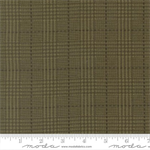Moda - Gathering Basics Flannel - Plaid, Evergreen