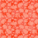 Blank Quilting - Golden Days - Tossed Tonal Leaves, Coral