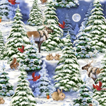 Quilting Treasures - Season of Giving - Winter Scenic, Multi