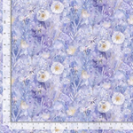 Timeless Treasures - Mystic Meadow - Dandelions Floral, Lilac